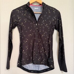 Women's Black Floral Jersey